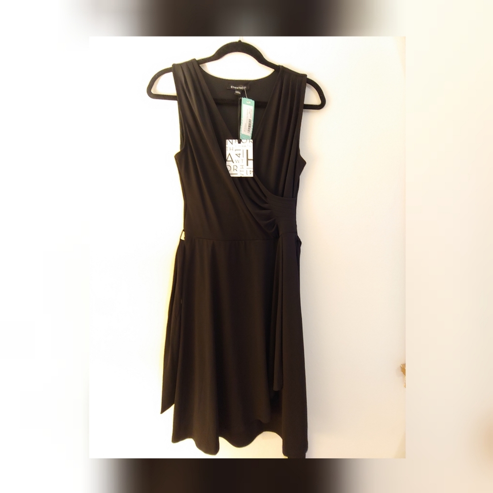 41 Hawthorne Stitch Fix NWT Sexy Black Wrap Dress